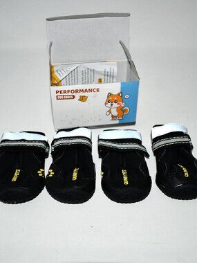 QUMY Dog Shoes – Size 3 - Medium Dog Boots & Paw Prot, Water-Resistant, Skid-Res